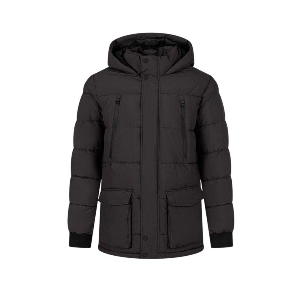 Minoti Mens Waterproof Padded Snug Fit Parka / Charcoal